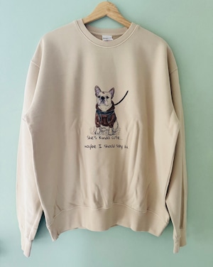 【在庫僅少】【新作】/ Sweatshirt / オートミール/ ユニセックス