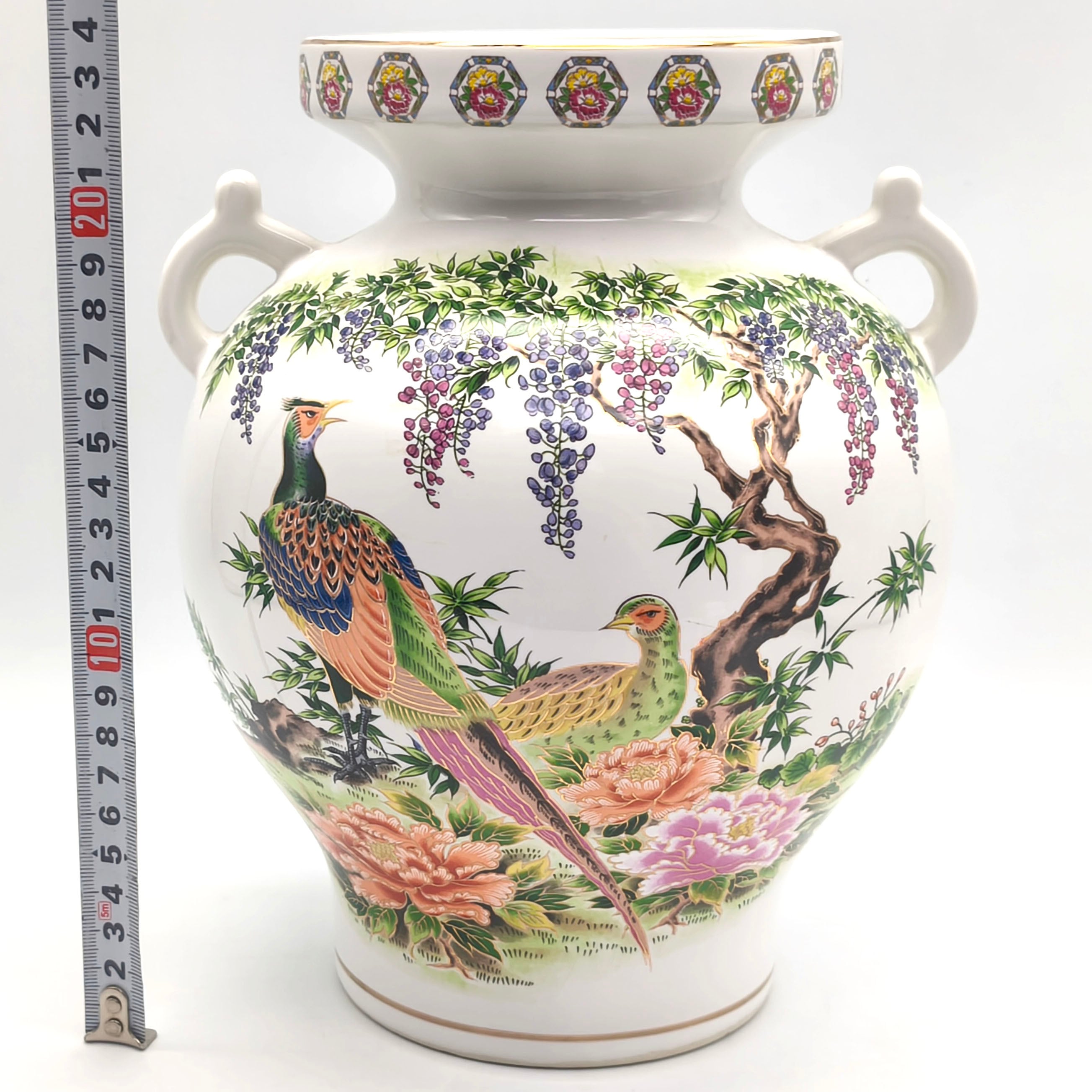 九谷焼・明陶窯・花瓶・花器・花入・フラワーベース・No.260619-38
