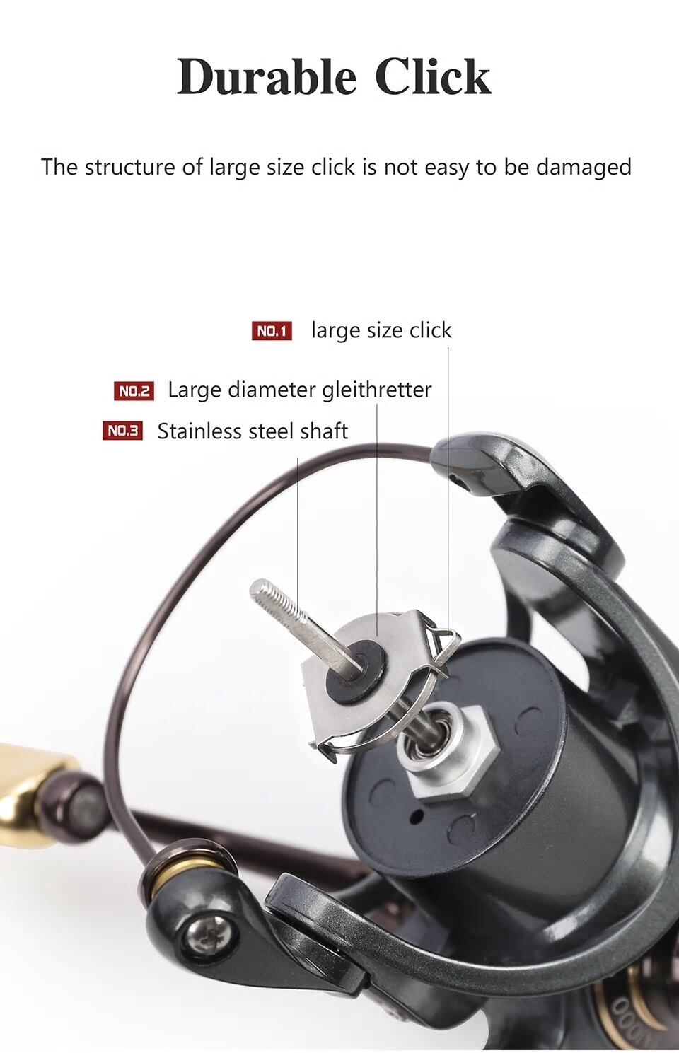 TSURINOYA JAGUR（ジャガー） 1000 スピニングリール ダブルスプール