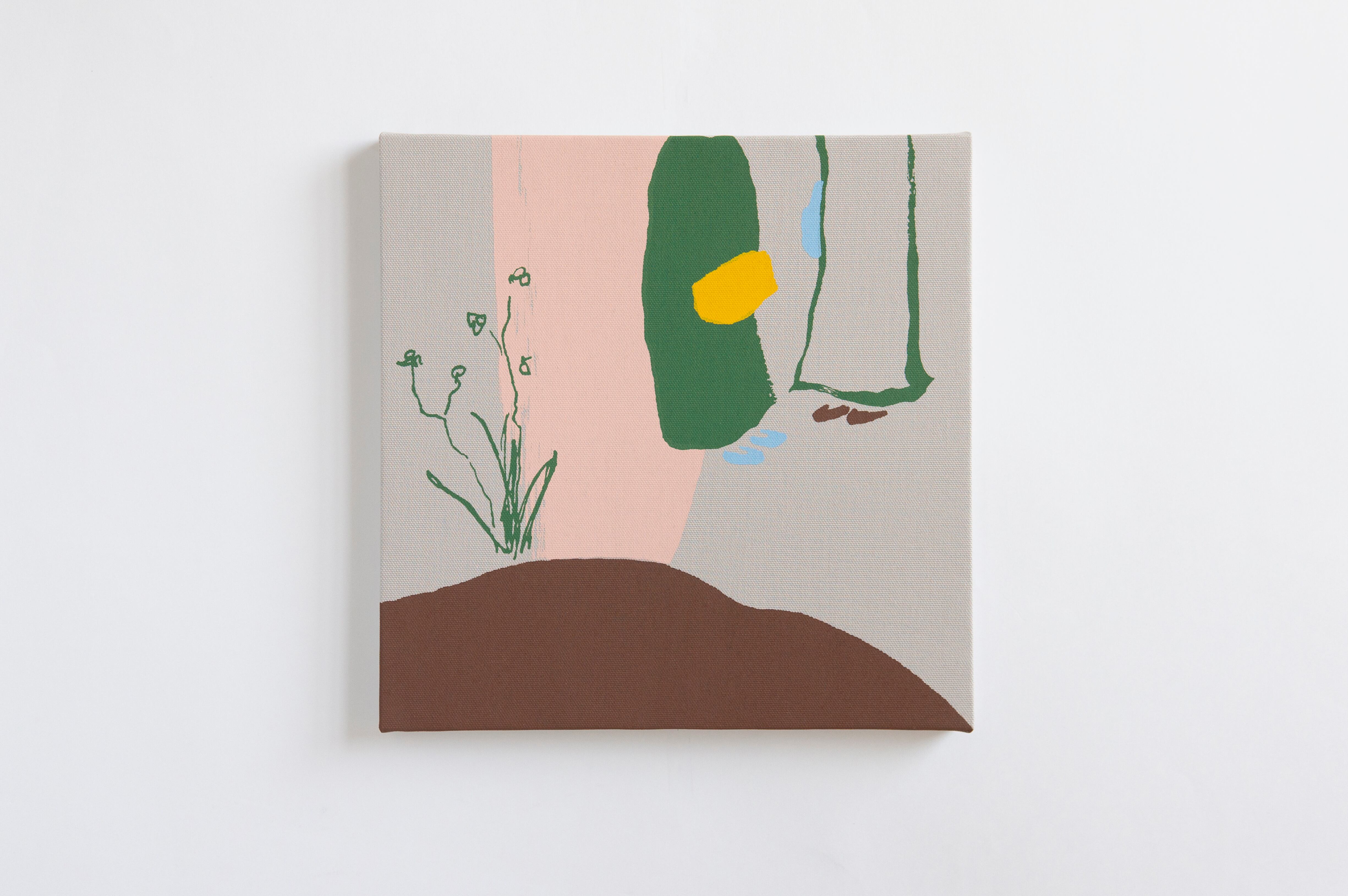 オリジナルファブリックパネル「ヒサシブリ − gray」