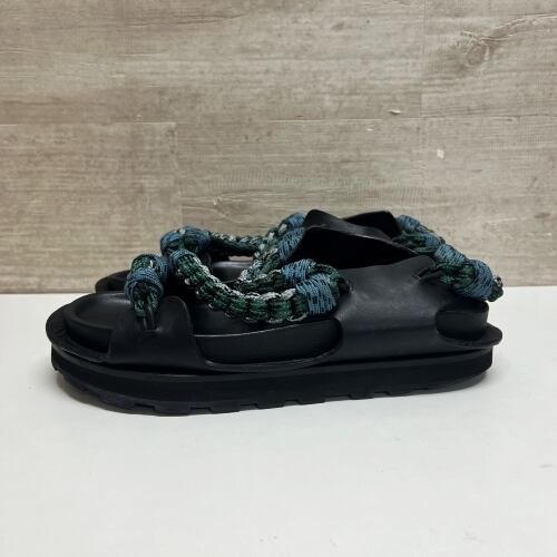 JIL SANDER ジルサンダー ロープサンダル ブラック size40 【中目黒B07 