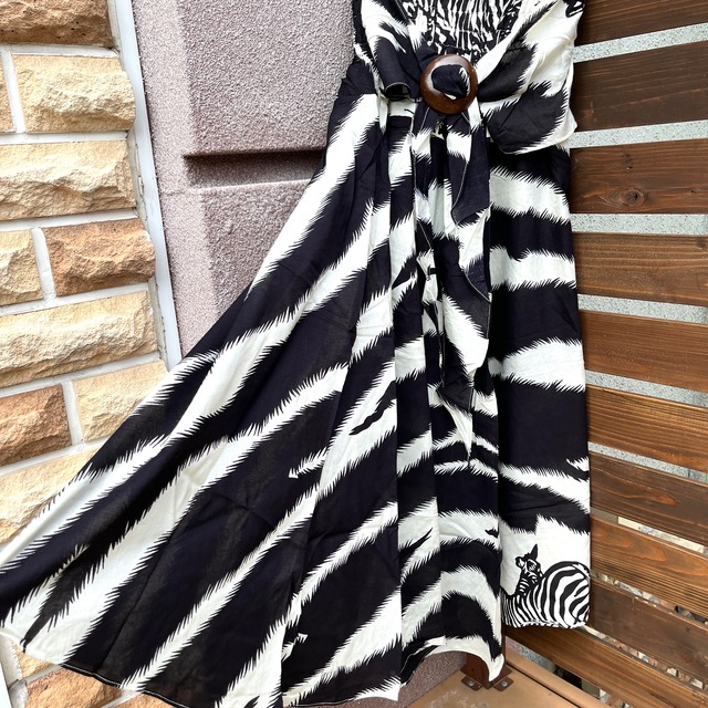 ゼブラ柄2ウェイスカート