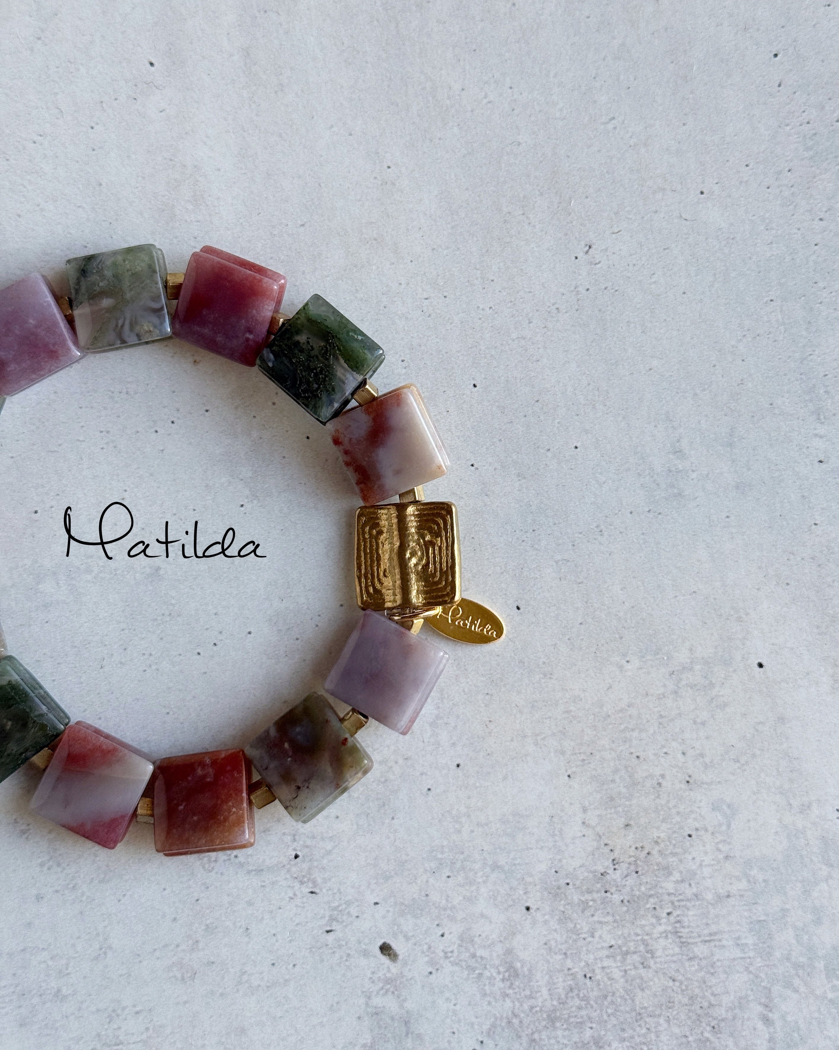 tumble bracelet(インディアンアゲート)