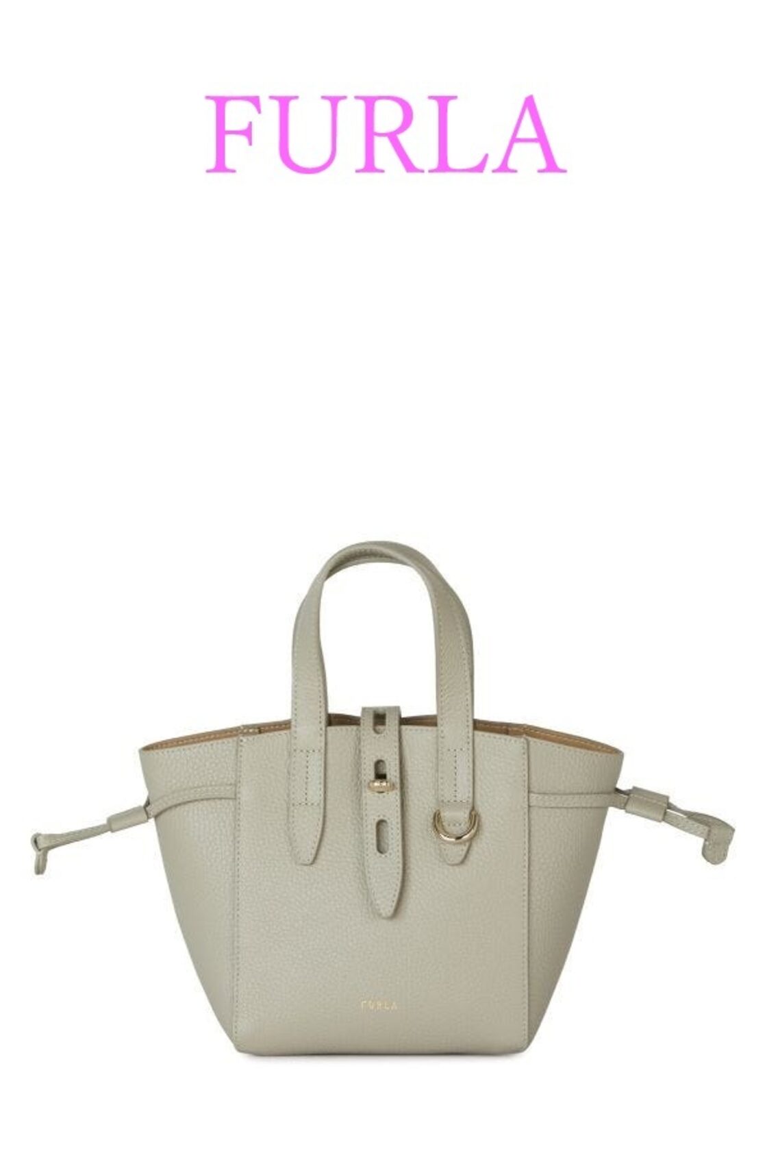マーブルレザー フルラ ネット ハンドバッグ By：FURLA（フルラ 