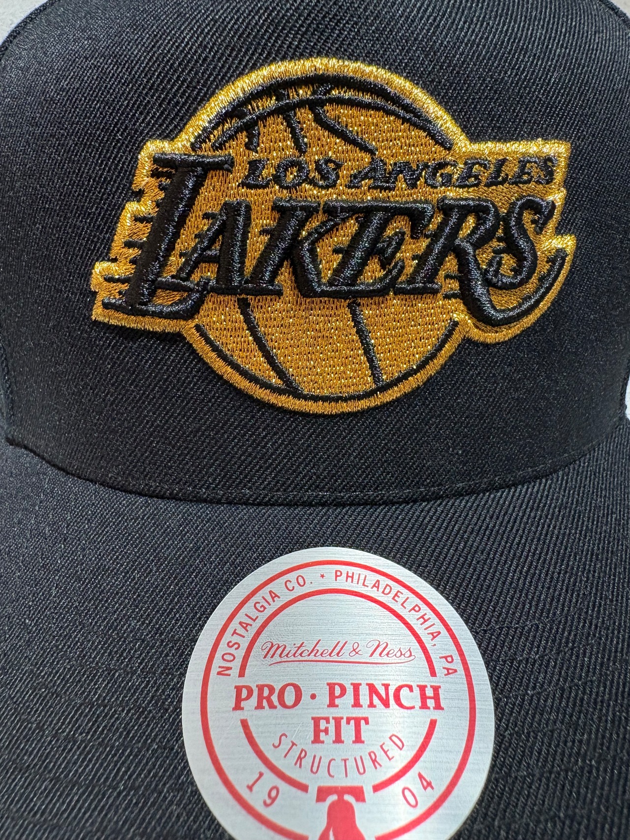 Mitchell＆Ness/ミッチェルアンドネス NBA ロサンゼルス・レイカーズ キャップ ブラック
