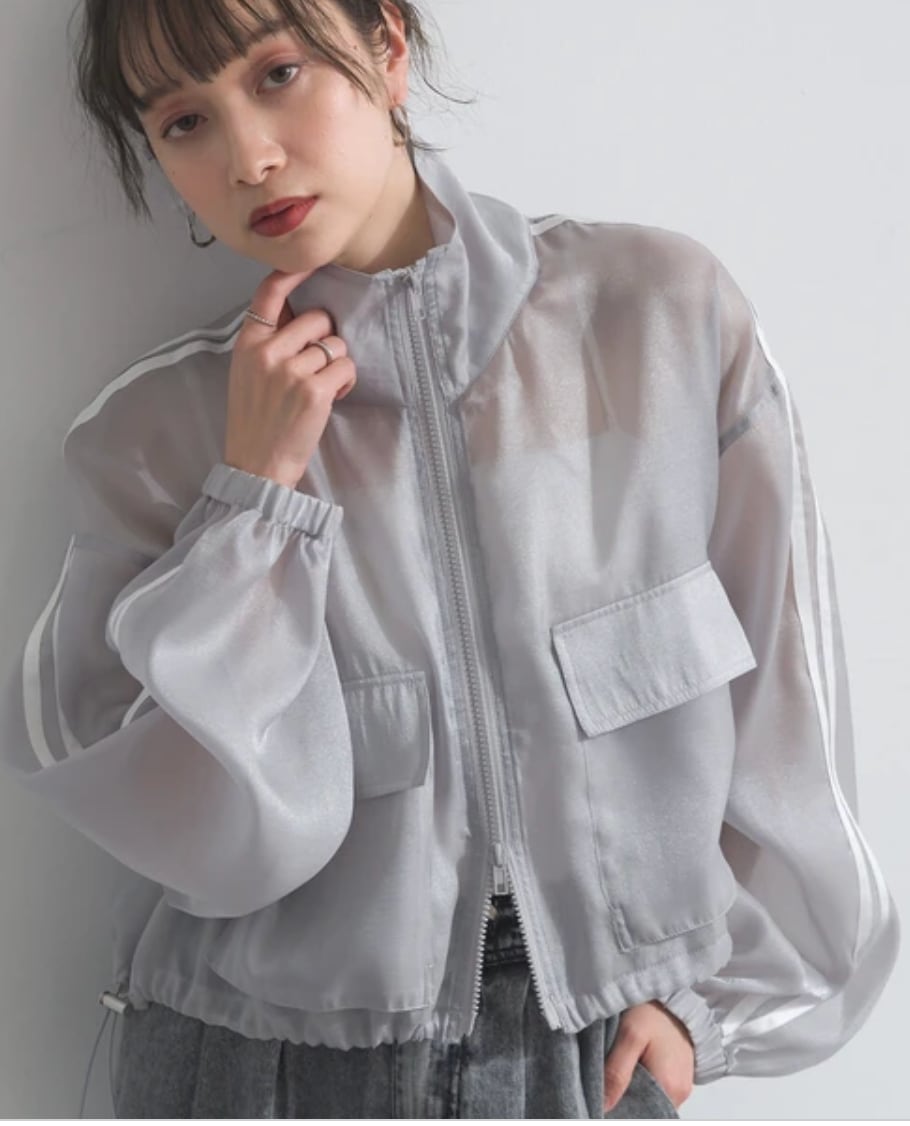 ナンバーミーTOKYO" SHEER TRUCK SHORT JACKET"GRAY