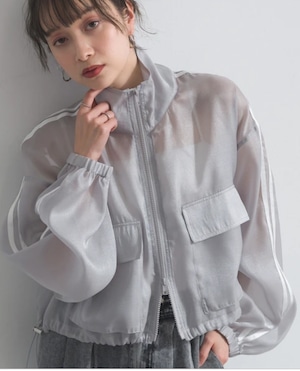 ナンバーミーTOKYO" SHEER TRUCK SHORT JACKET"GRAY