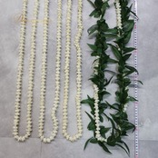 フラダンス 小物 まとめ売り 全4点 セット ピカケ マイレ ピカケレイ マイレレイ レイ 花 花飾り ネックレス 白 緑 葉っぱ ロング 小道具 フラ ダンス タヒチアン かわいい 練習 レッスン イベント ステージ おしゃれ ホワイト系 グリーン系