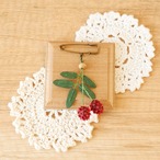 和紙の花 ブローチ『秋風にゆれるワレモコウ』