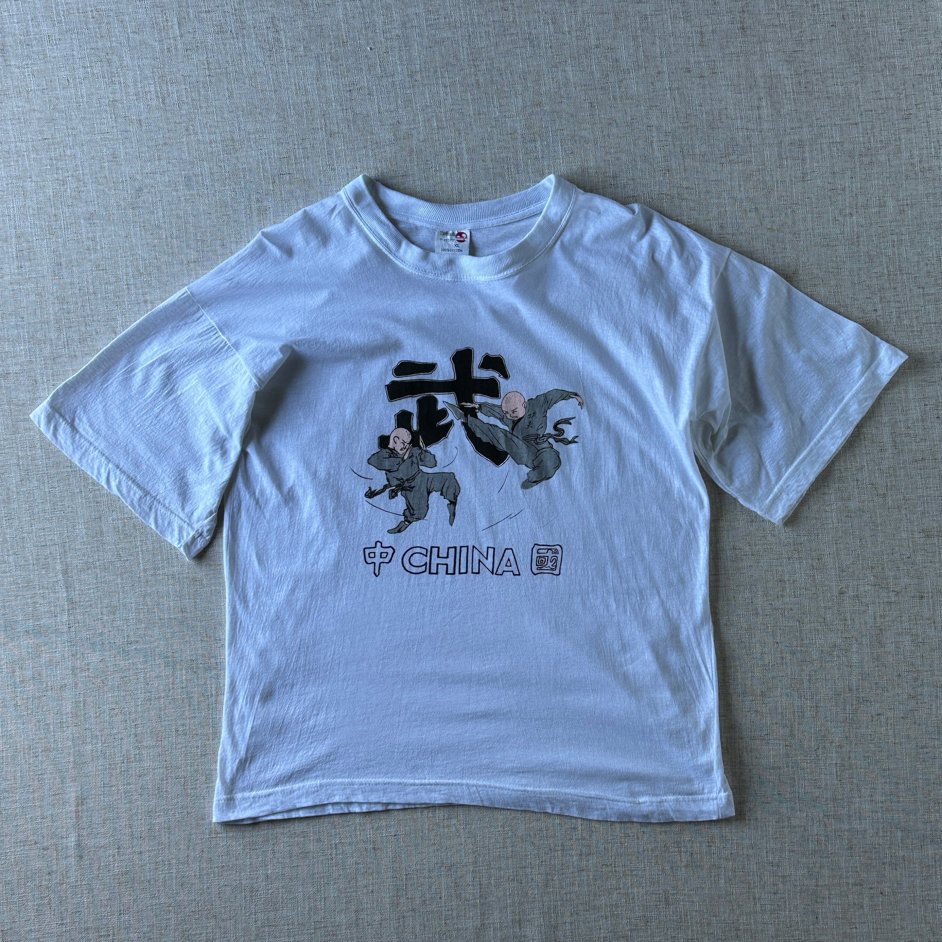 90-00's China Kung Fu Graphic T-Shirt Unisex M Canada