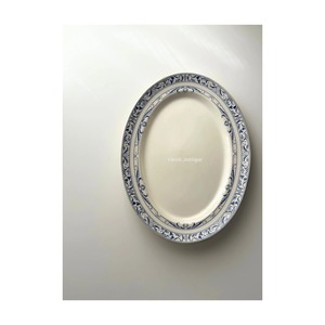 Creil et Montereau クレイユモントロー / “COLBERT” オーバルプレート