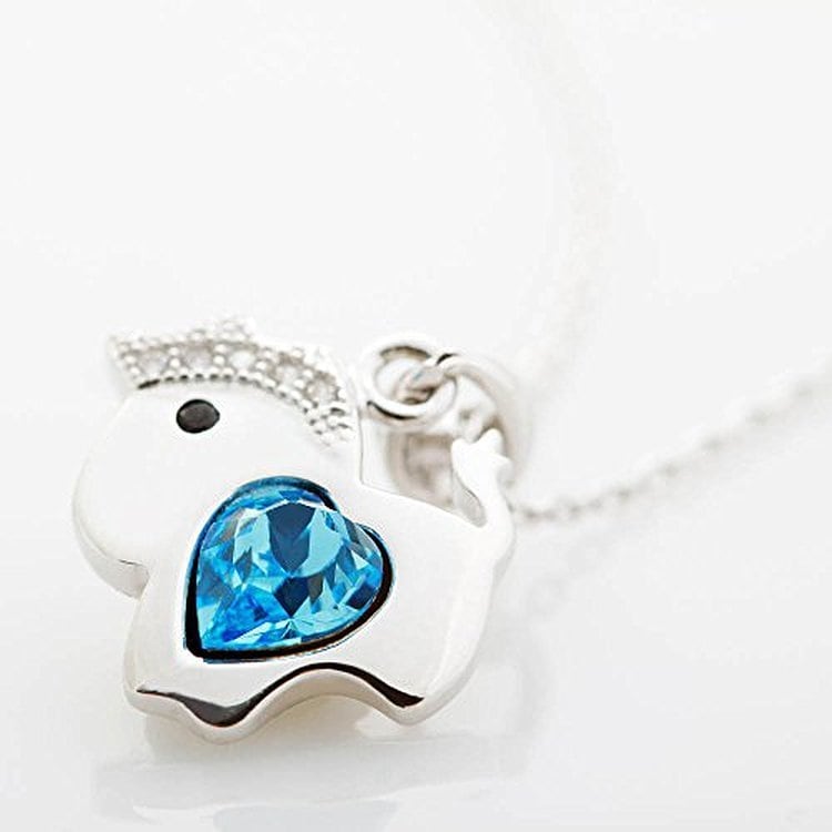 IUHA 【干支アニマルシリーズ】午（うま）ネックレス SWAROVSKI