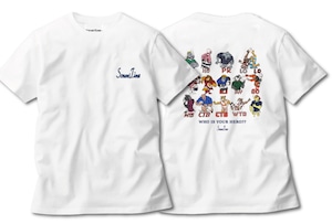 RUGBY ANIMALS BEST15 Tシャツ 白
