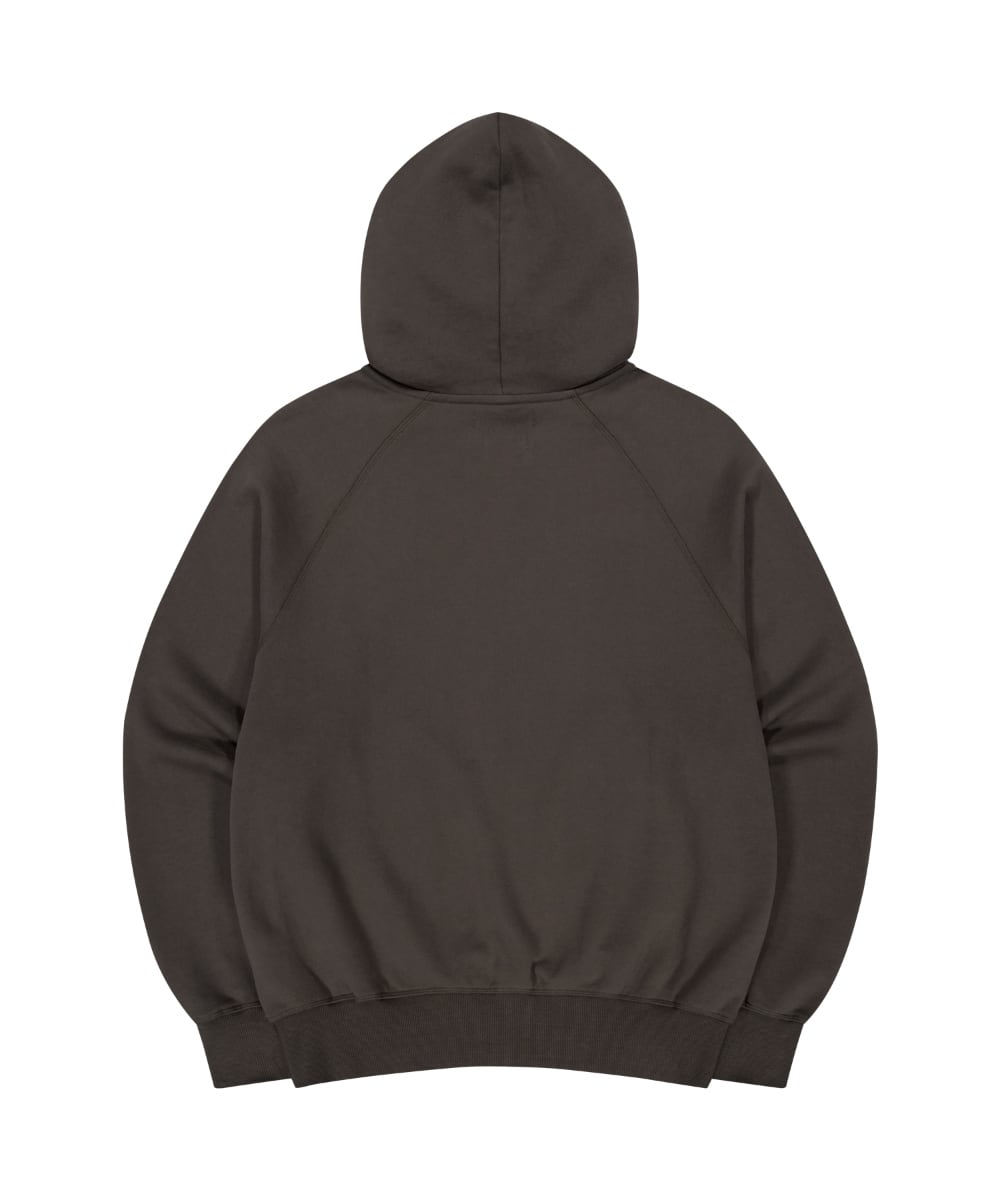 ☆[RESELL][COYSEIO] COYSEIO X BLYTHE GRAPHIC ZIP-UP HOODIE BROWN