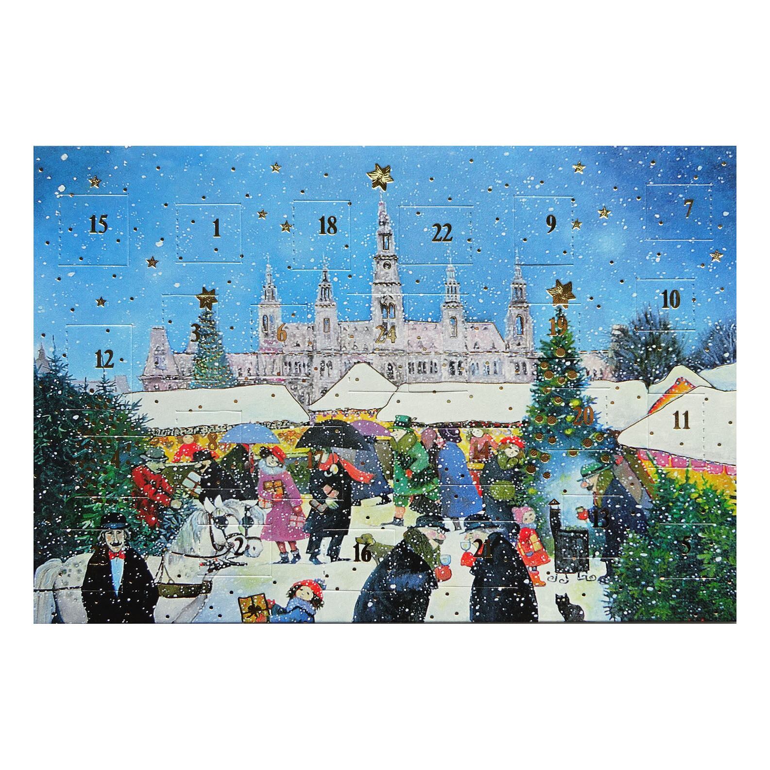 アメリカで購入】クリスマスの風景画 サイズ81cm✕61cm アメリカで購入