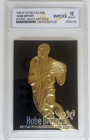 Kobe Bryant 1996-97 Skybox EX-2000 23KT Gold  Commerative Card
