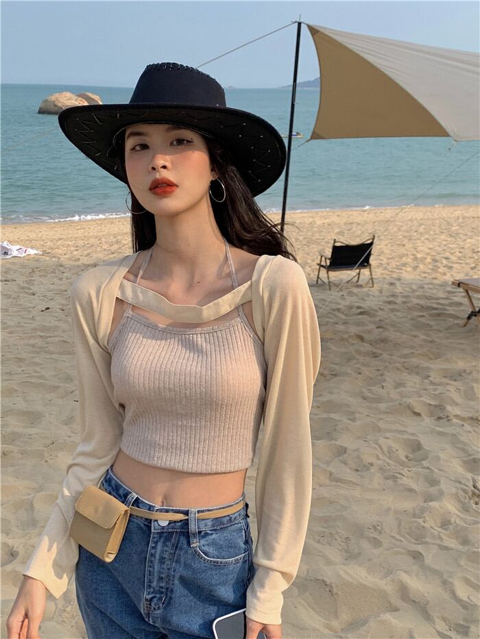 Tシャツ ルーズショートブラウス サマー薄手トップス ロング 夏物 ブラックストロベリース1038639488