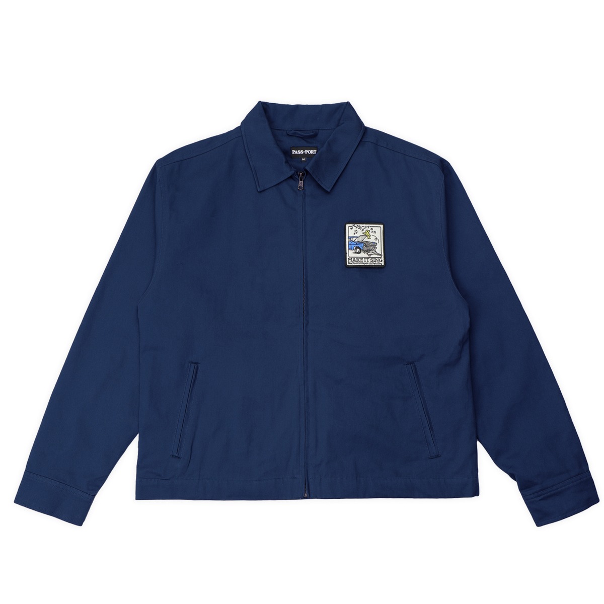 PASS PORT / MAKE IT SING WORKERS JACKET NAVY | THE NEWAGE CLUB