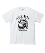 デザインNo.321  UKワーゲン　モノクロTシャツ  5.6ozTシャツ　UK Corgi　コーギー