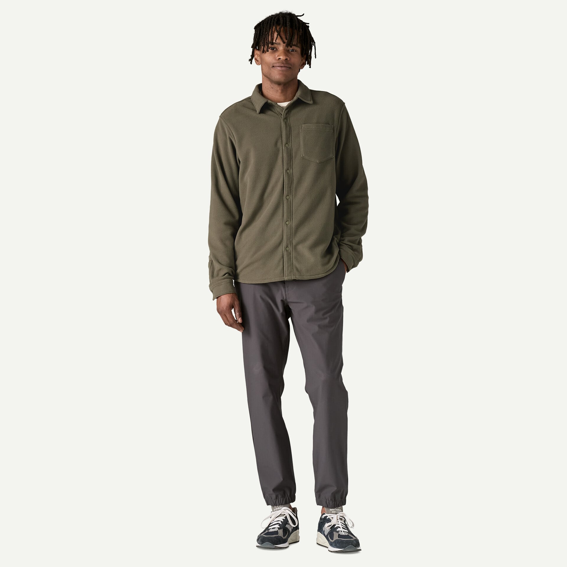 パタゴニア メンズ・マイクロ D・シャツ (カラー Black) Patagonia