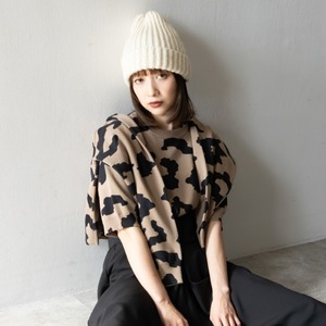 【MARGAUX VINTAGE】レオパードプリントカーディガン
