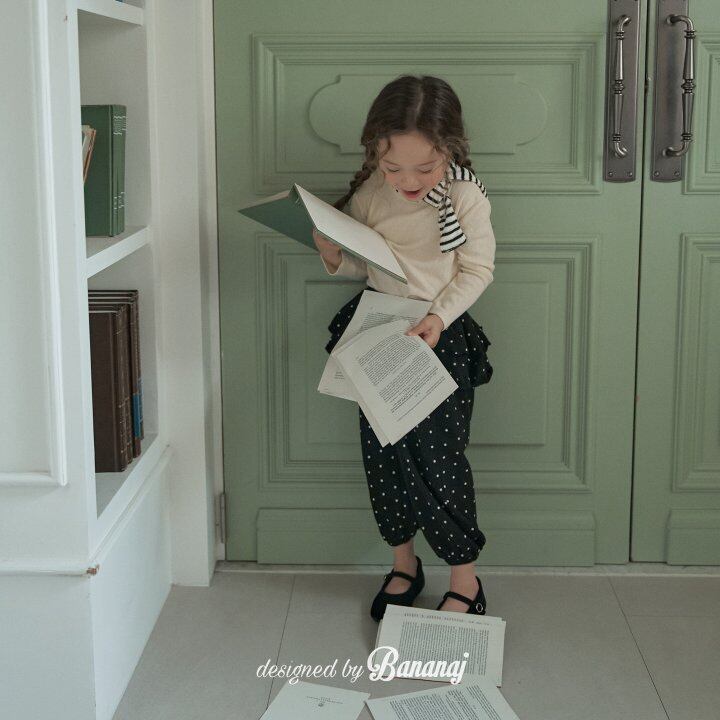 〖 即納 〗2025 秋 BANANAJ バナナジェイ 花びらドットパンツ