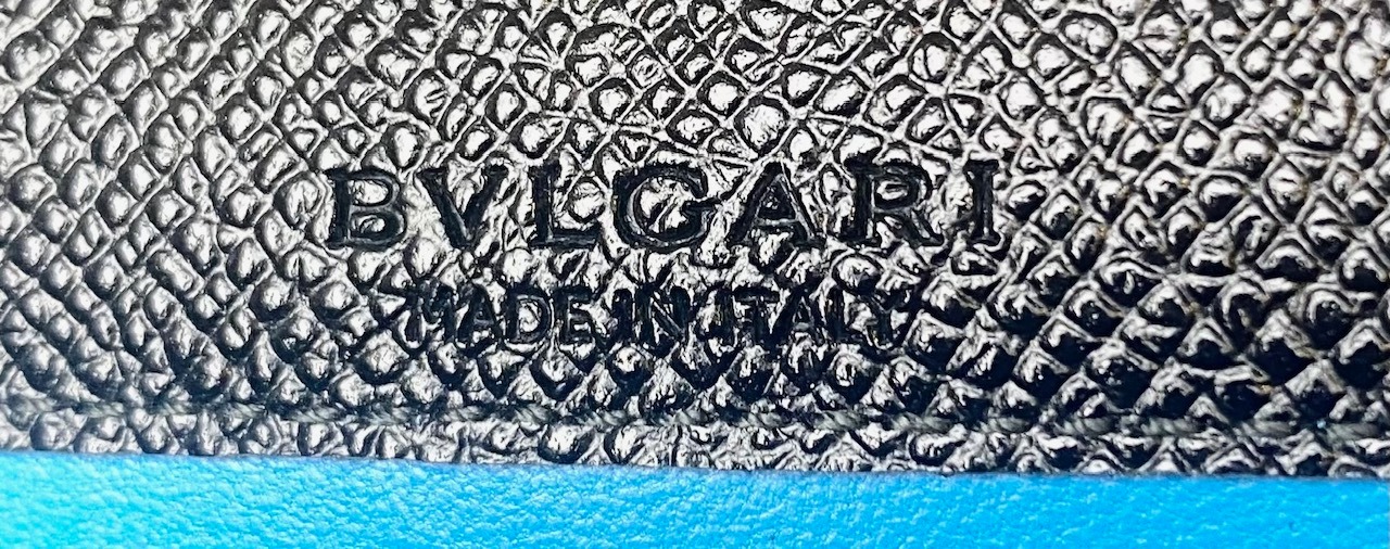 ブルガリ 長財布 メンズ 30412 GRAIN/BLK