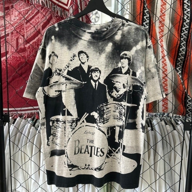 90s USA製 ビートルズ バンド系 半袖Tシャツ シングルステッチ