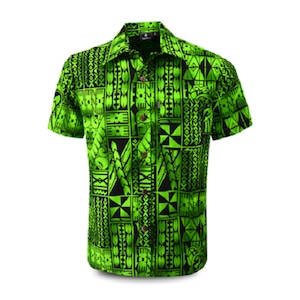 Aloha Shirt 2019 Tapa Green