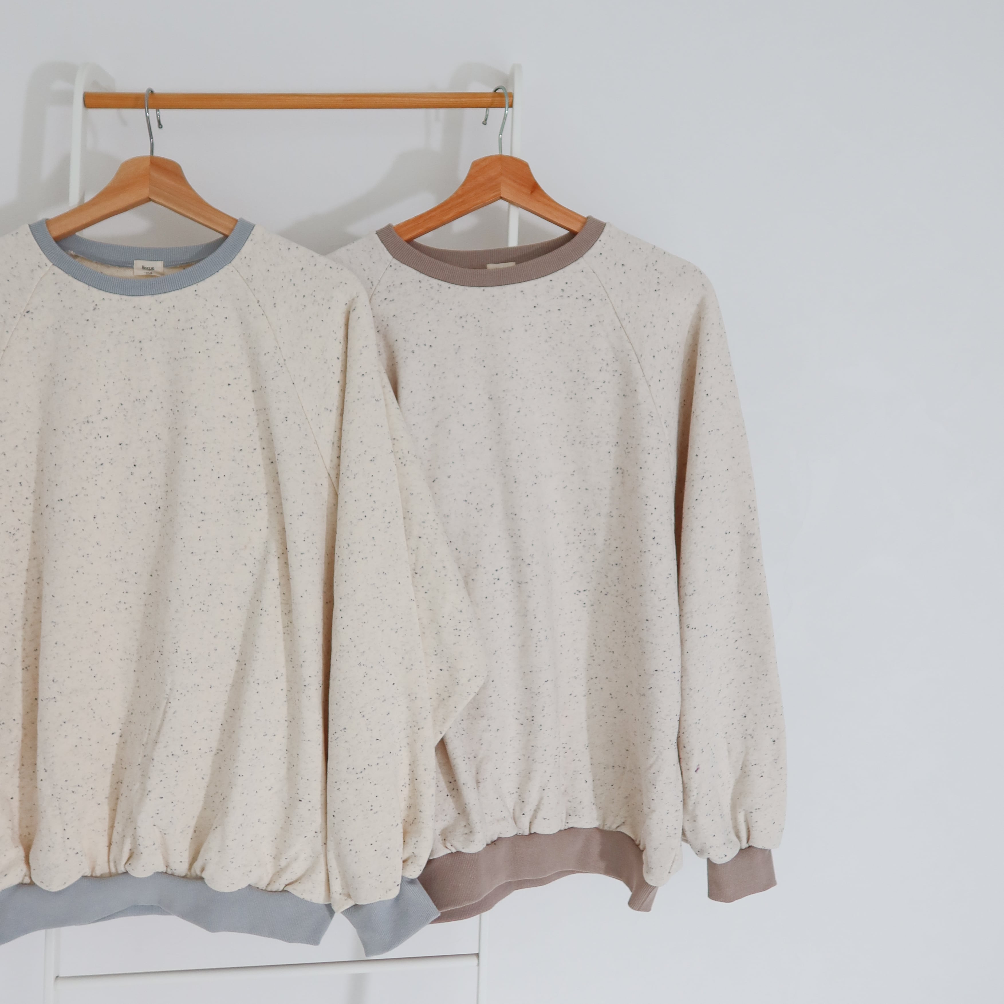 おとな)バイカラーつぶつぶスウェット