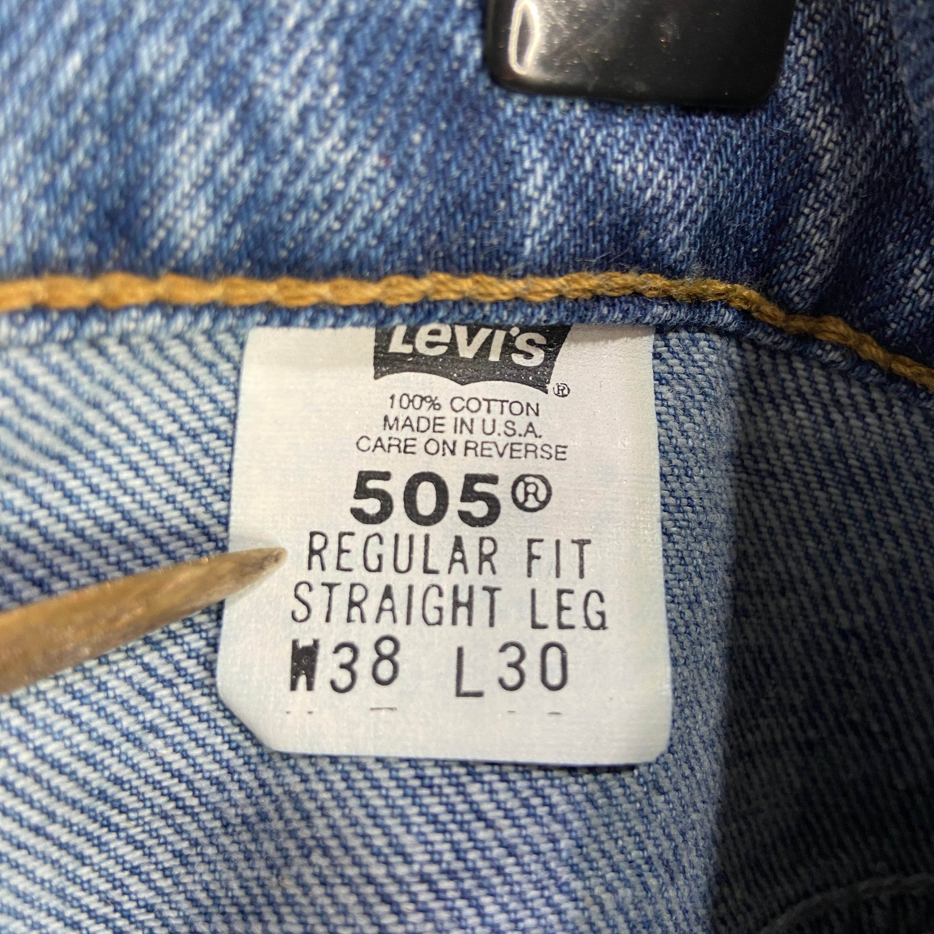 タグ付デッドストック 90s USA Levi's 505 デニムパンツ W38 | 古着屋 Uan