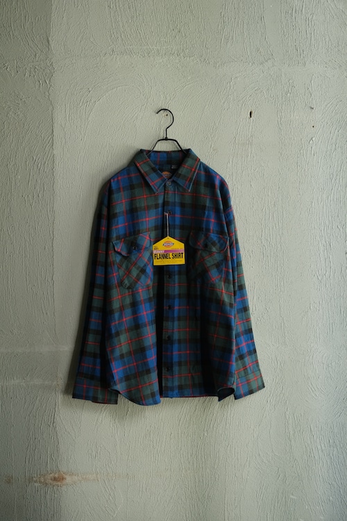 Utah/90's "Dickies" heavy flannel shirt/NOS
