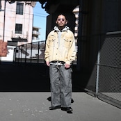 ANACHRONORM(アナクロノーム)PIGMENT DYED DUCK PAINTER PANTSコーディネート