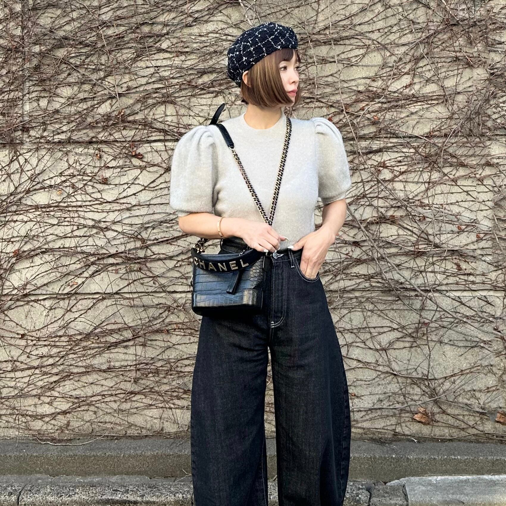 ラメニットプルオーバー Corinne シルバー | Cygne 