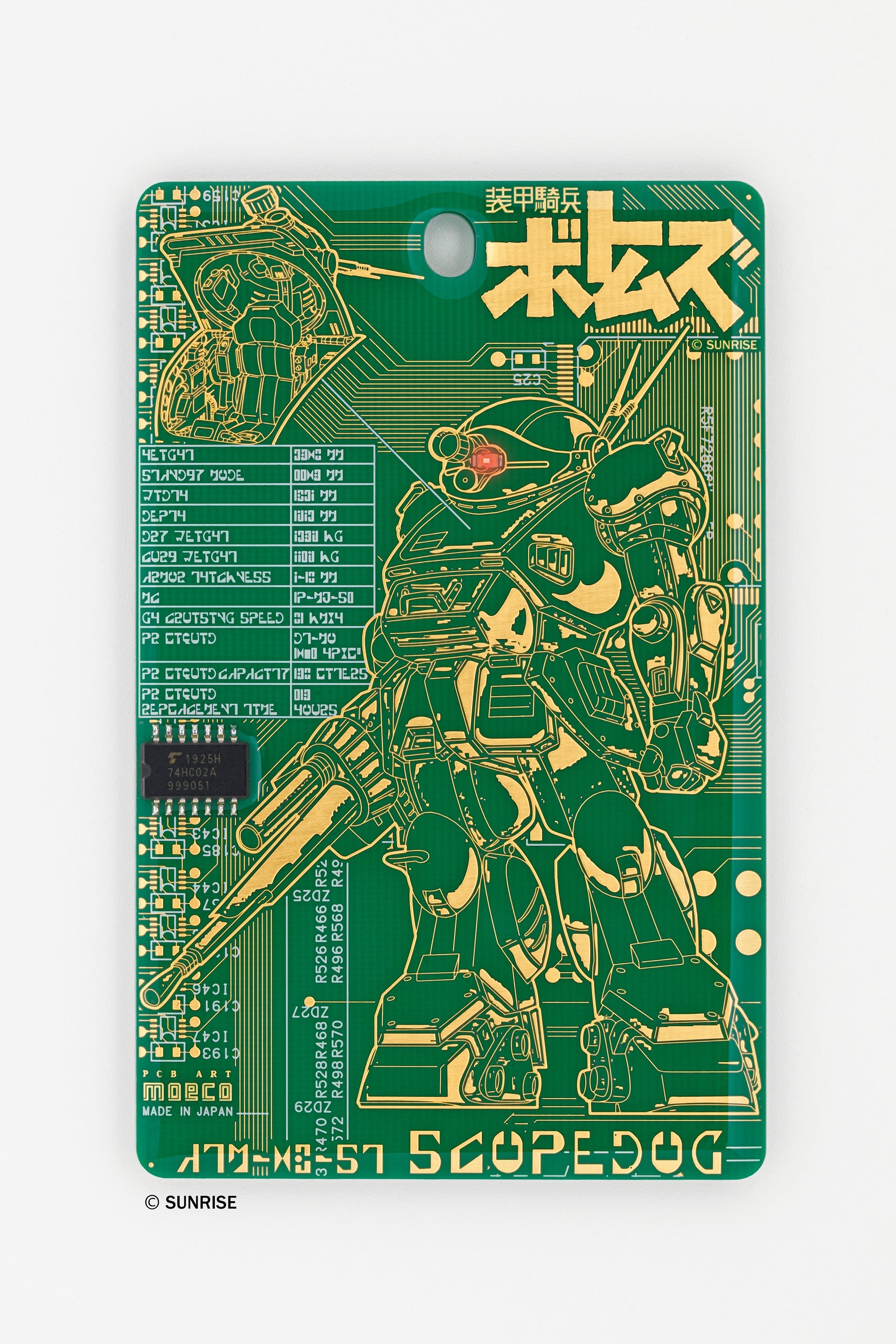 名入れ無料】FLASH スコープドッグ 基板アート IC card case | PCB ART