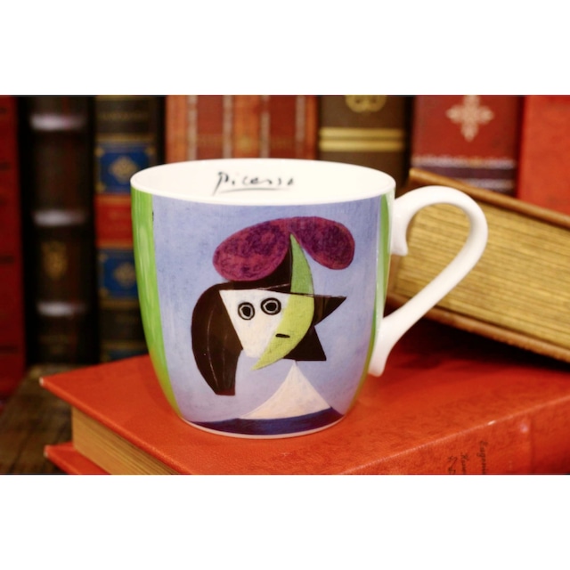 Picasso - Woman with a Hat オルガ ／ピカソ1935 【artマグカップ】　（電子レンジ、食器洗浄機にも対応) 　KONITZマグカップ 浜松雑貨屋C0pernicus