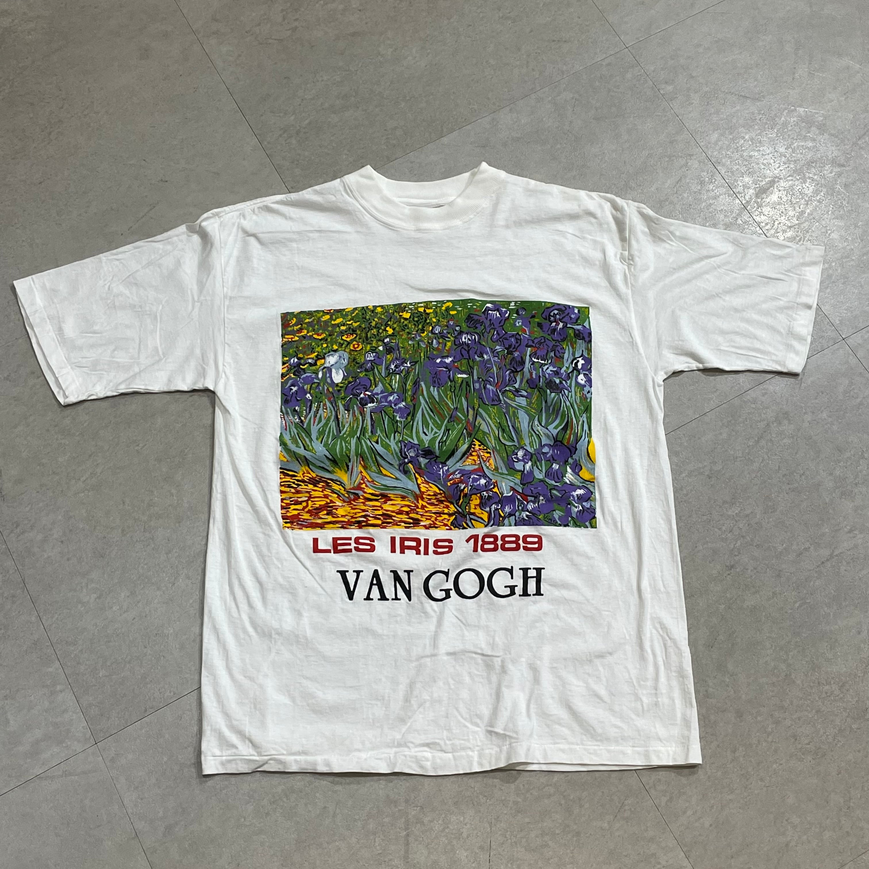 90年代 size:L【 Van Gogh 】ヴァン ゴッホ プリントTシャツ アートT