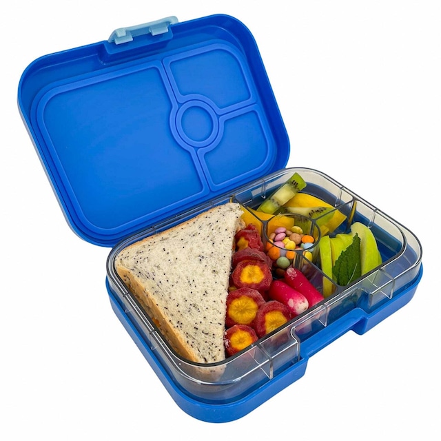 Yumbox (ヤムボックス）leakproof お弁当箱 730 ml Panino (Mサイズ) -  ブルー- シャーク