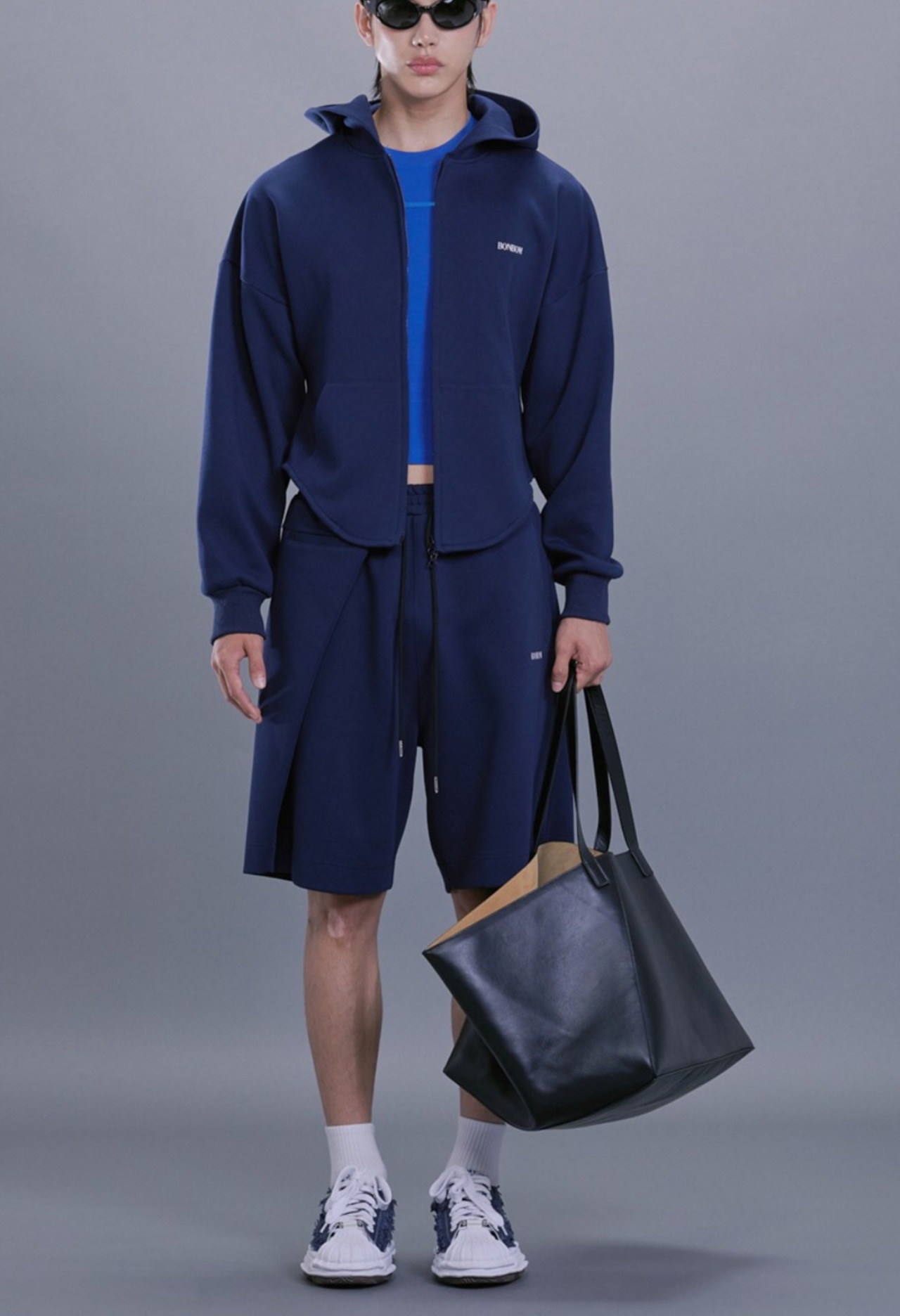 【25SS】BONBOM ボンボム / CORSET LINE HOOD ZIP-UP / パーカー - 3