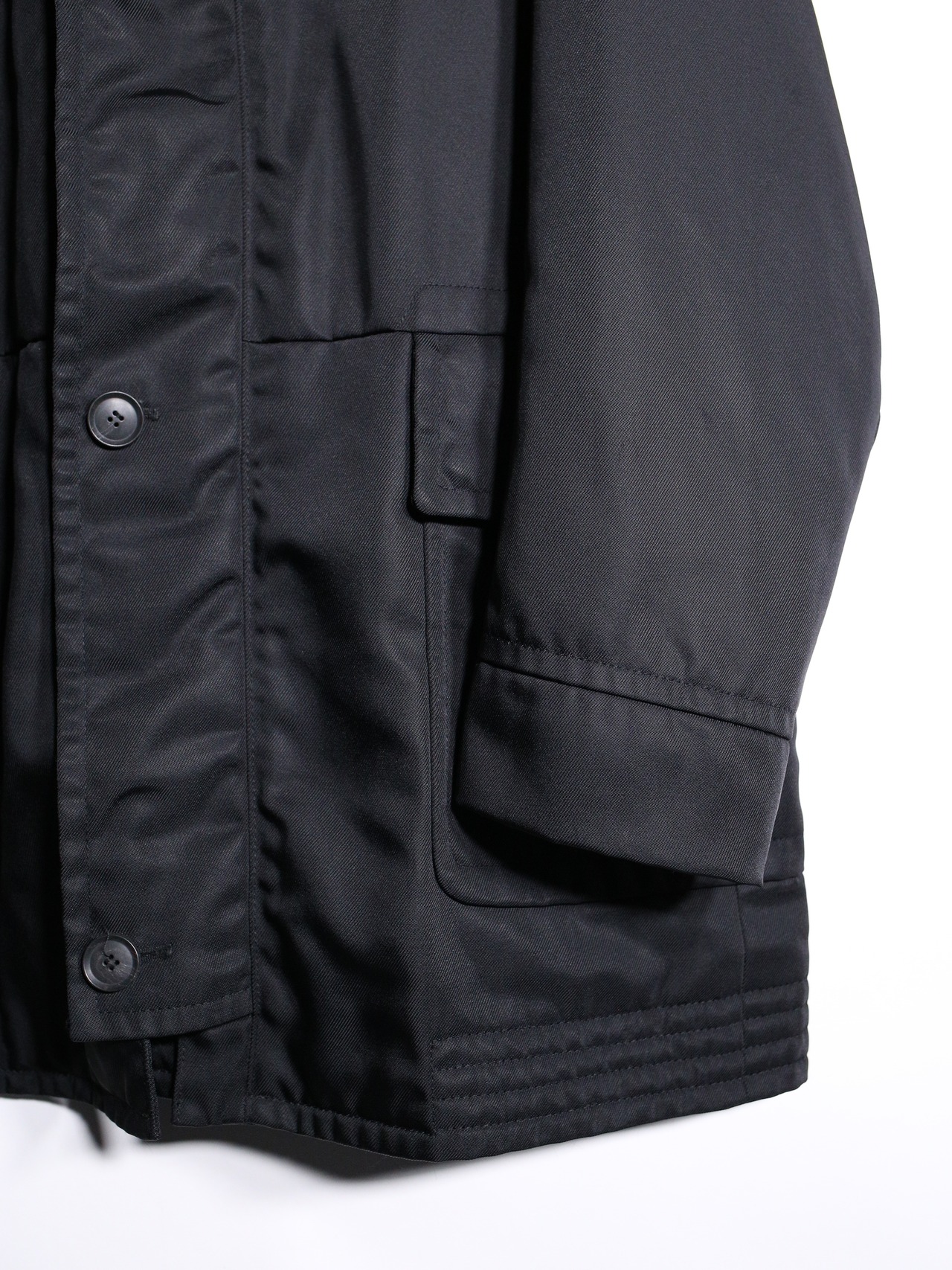 "HUGO BOSS" high- neck zip-up coat jacket - 10