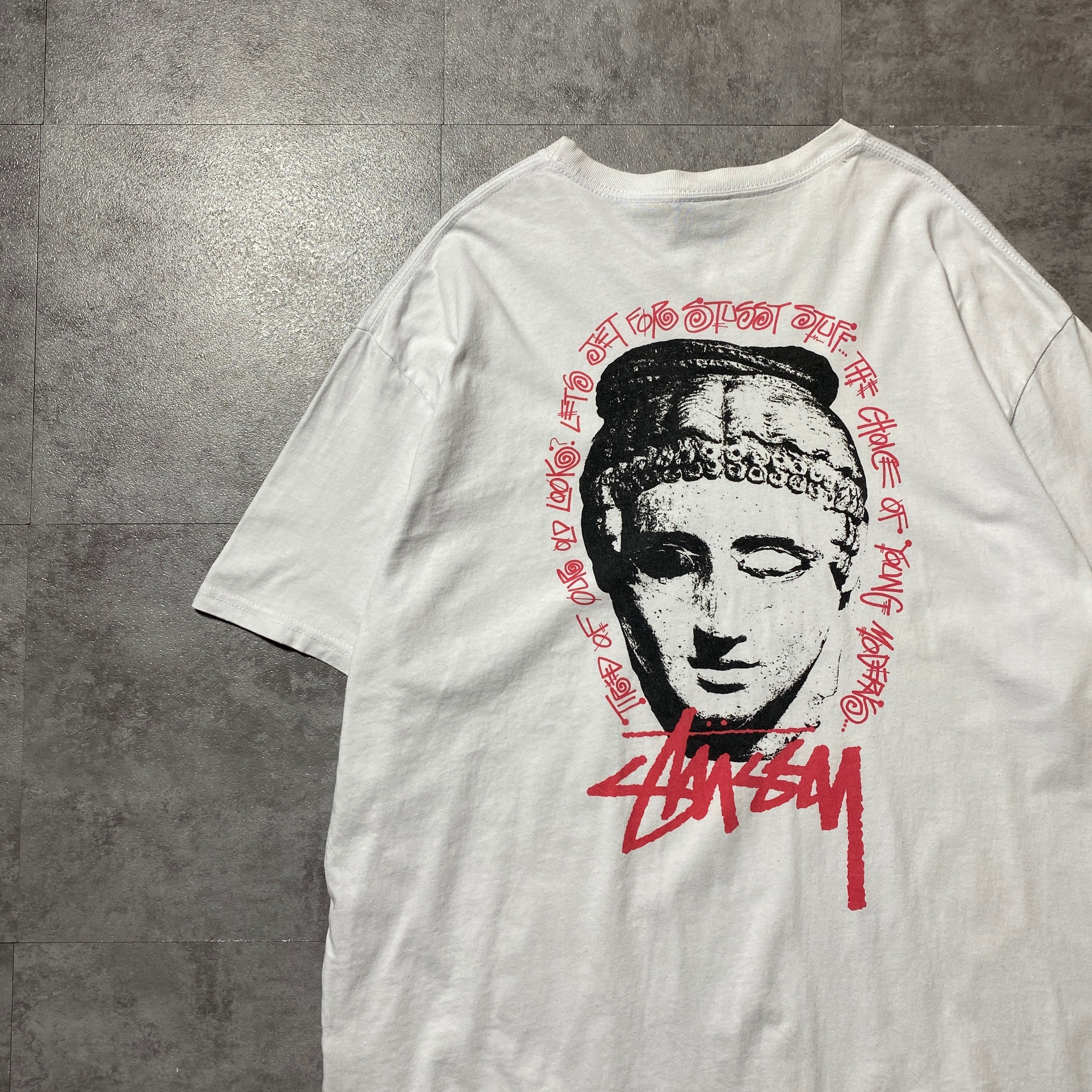 stussy ステューシー 古代彫刻 アートグラフィック バックプリント