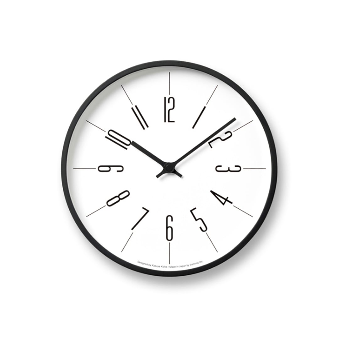 時計台の時計　KK13-16 A / Arabic design : 小池 和也 レムノス 時計台の時計 小池 和也 KK13-16 A（Arabic） 掛け時計