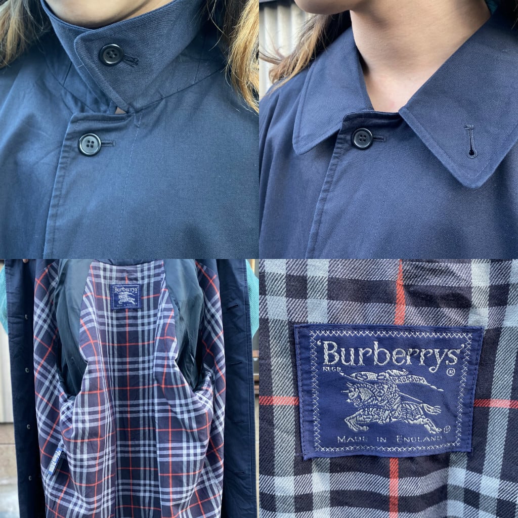 ビンテージ 英国製 Burberry's バーバリー ステンカラーコート バルマ