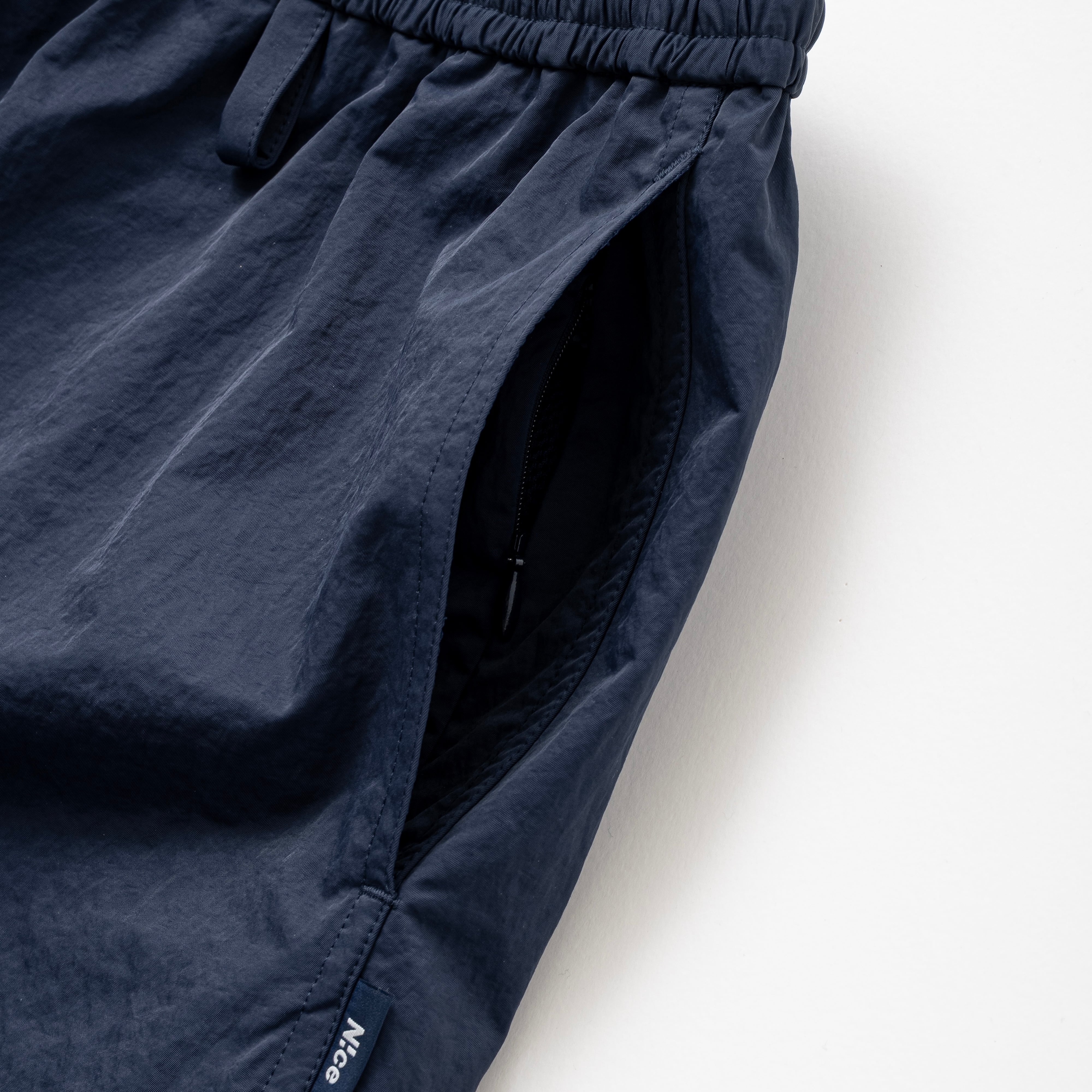 N!ce nylon half pants（NAVY） | N!ce shop