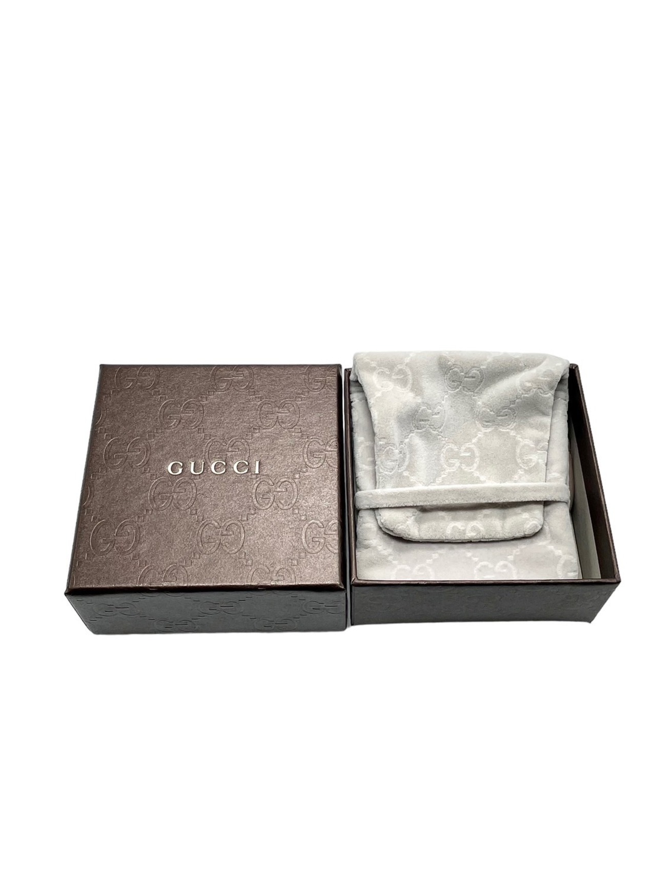 GUCCI インターロッキングG フープピアス SV925