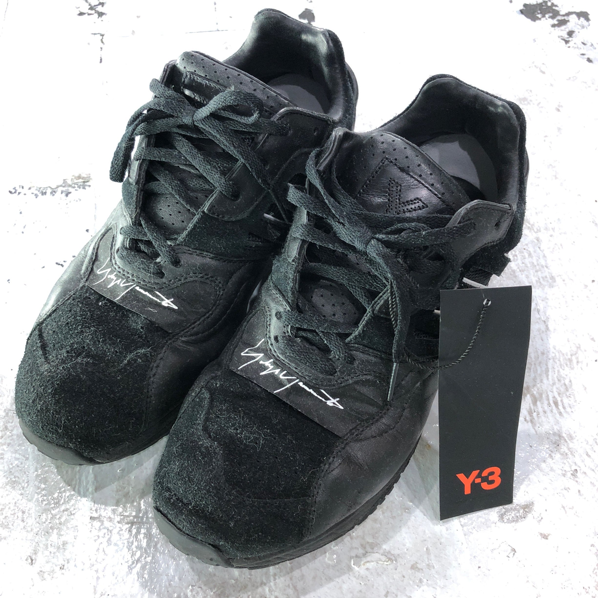 【Y-3】ZX RUN ボリュームスニーカーブラック | ブランド古着屋