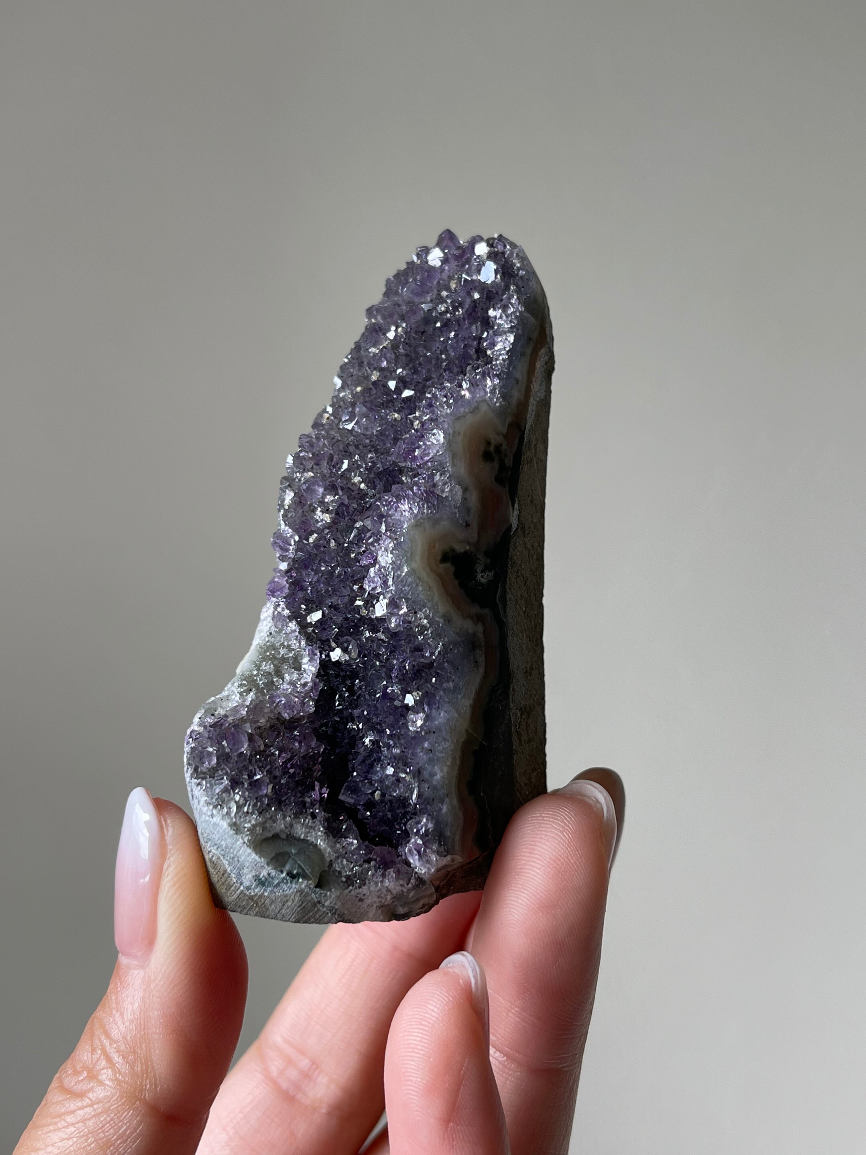 アメシストミニジオード/Amethyst mini geode No.01