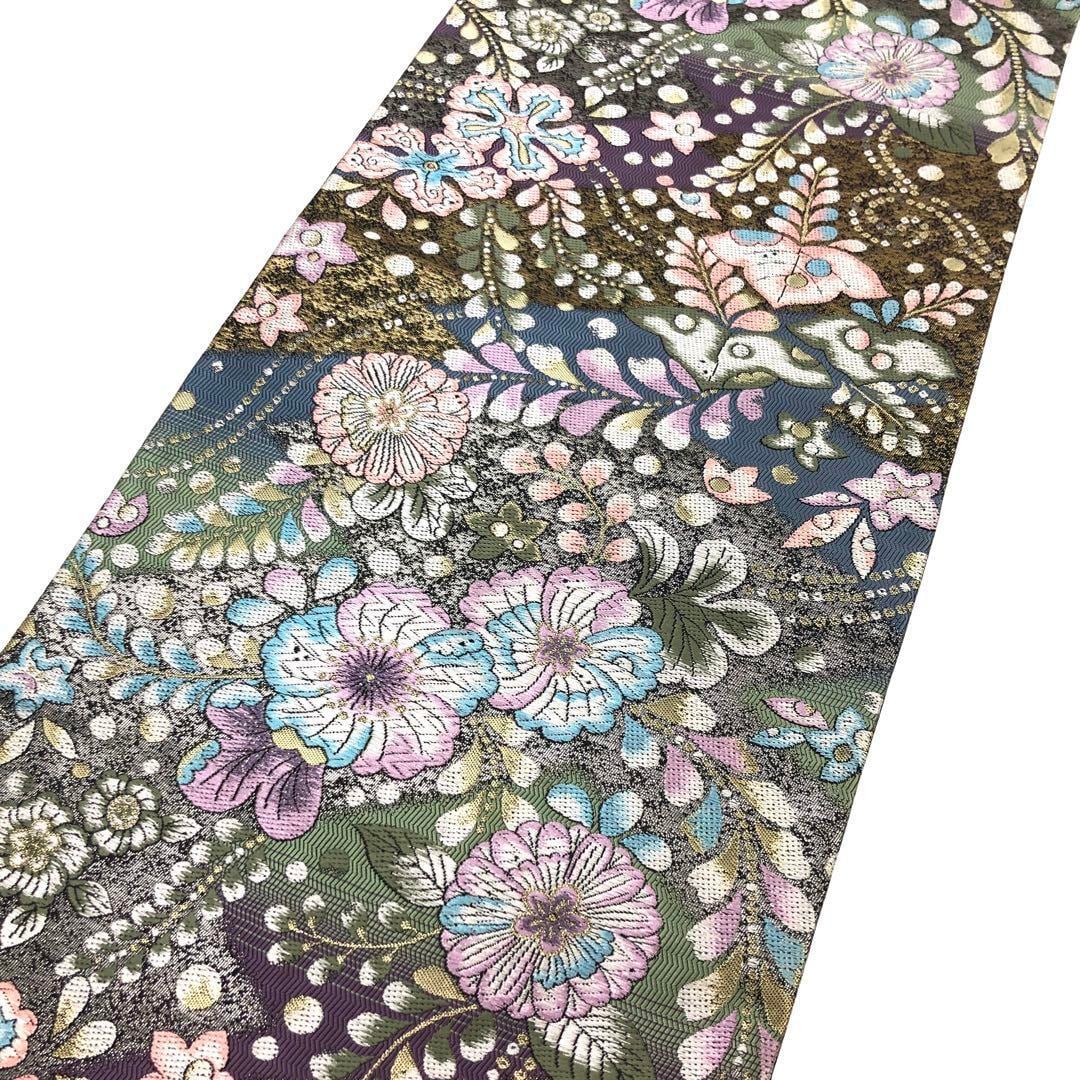 色無地 【辻ヶ花】作家物・落款・膨れ織・紋なし 辻ヶ花地紋 袷 正絹 一つ紋付き色無地 正絹 上質な色無地