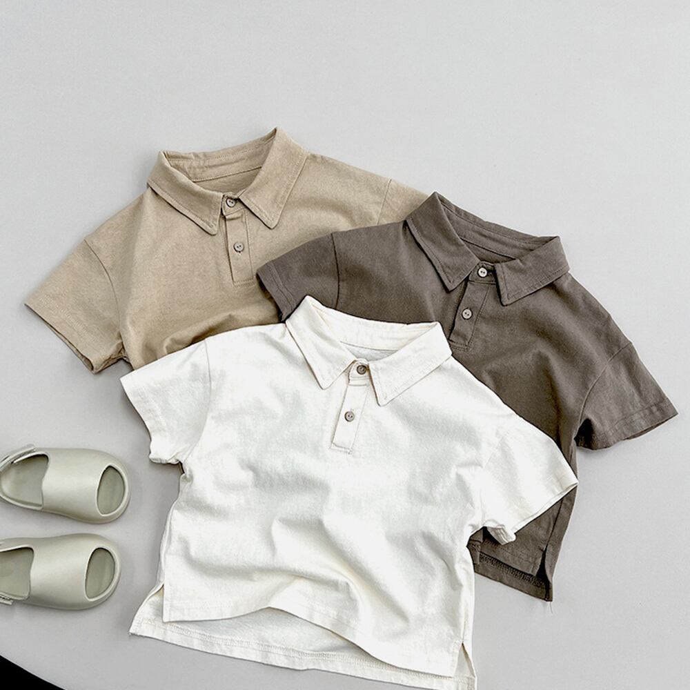 【BABY&KID】無地半袖tシャツ