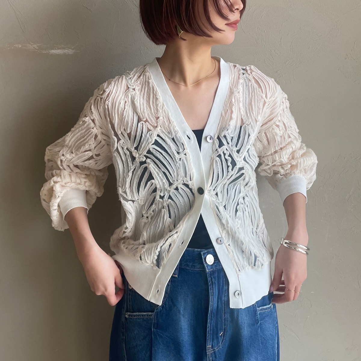 ROSIEE】刺繍レースカーディガン | valance 福井｜レディース セレクト 